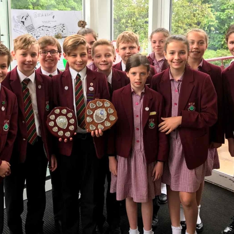 Swim to Win! The Ashville Junior School swimmers who competed in the IAPS (Independent Association of Prep Schools) National Swimming Finals