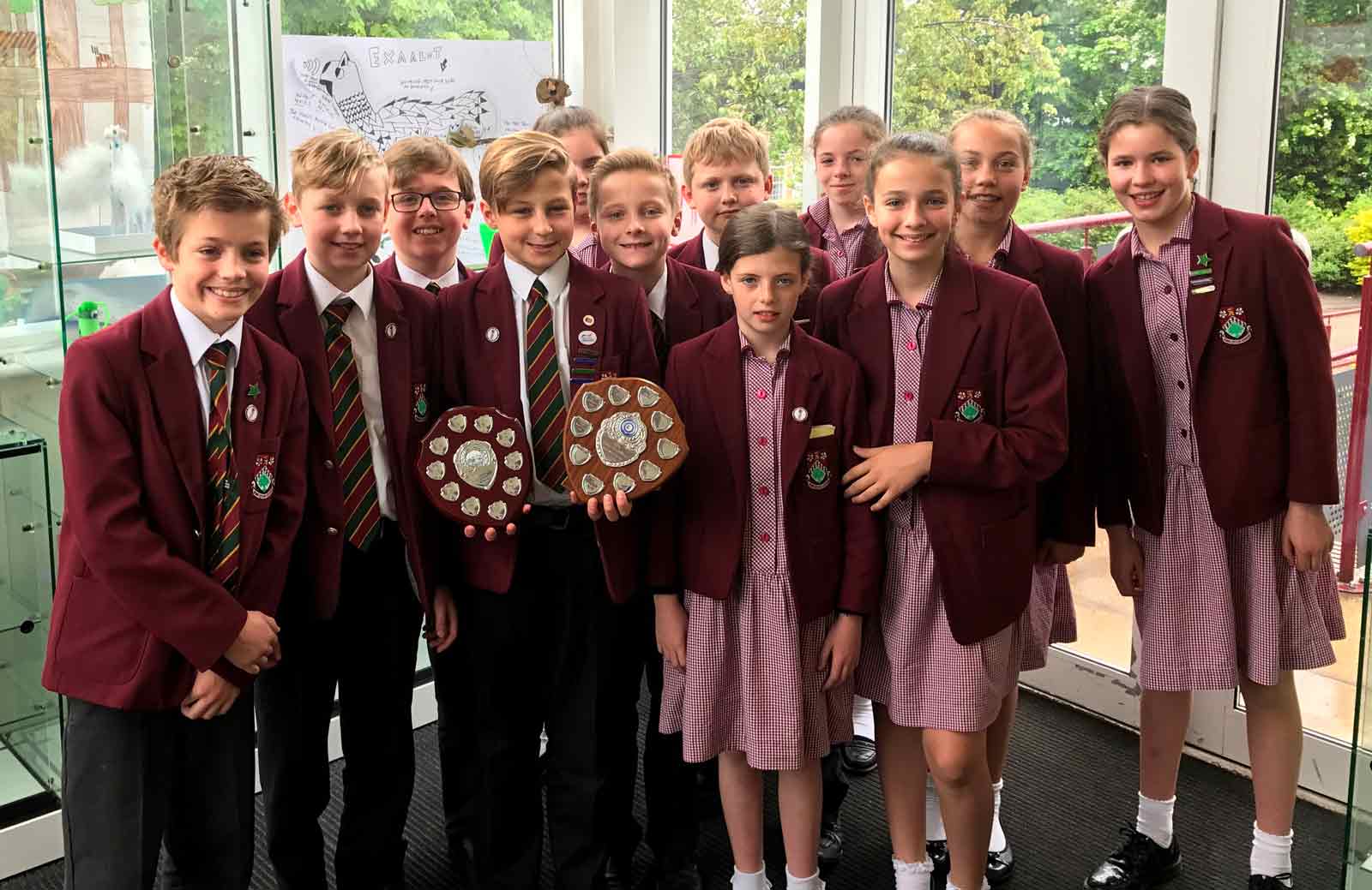 Swim to Win! The Ashville Junior School swimmers who competed in the IAPS (Independent Association of Prep Schools) National Swimming Finals