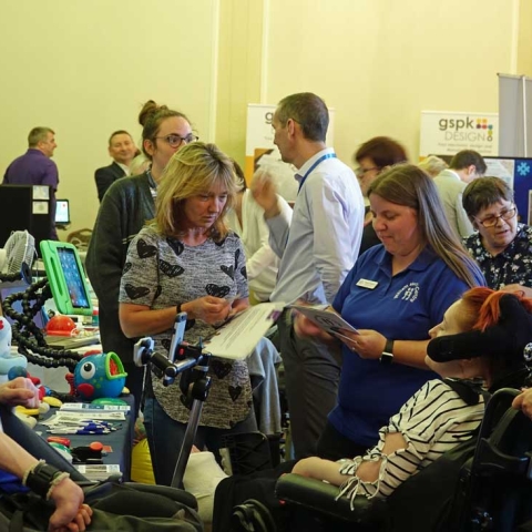 Visitors to Disability Action Yorkshire’s Market Place Event