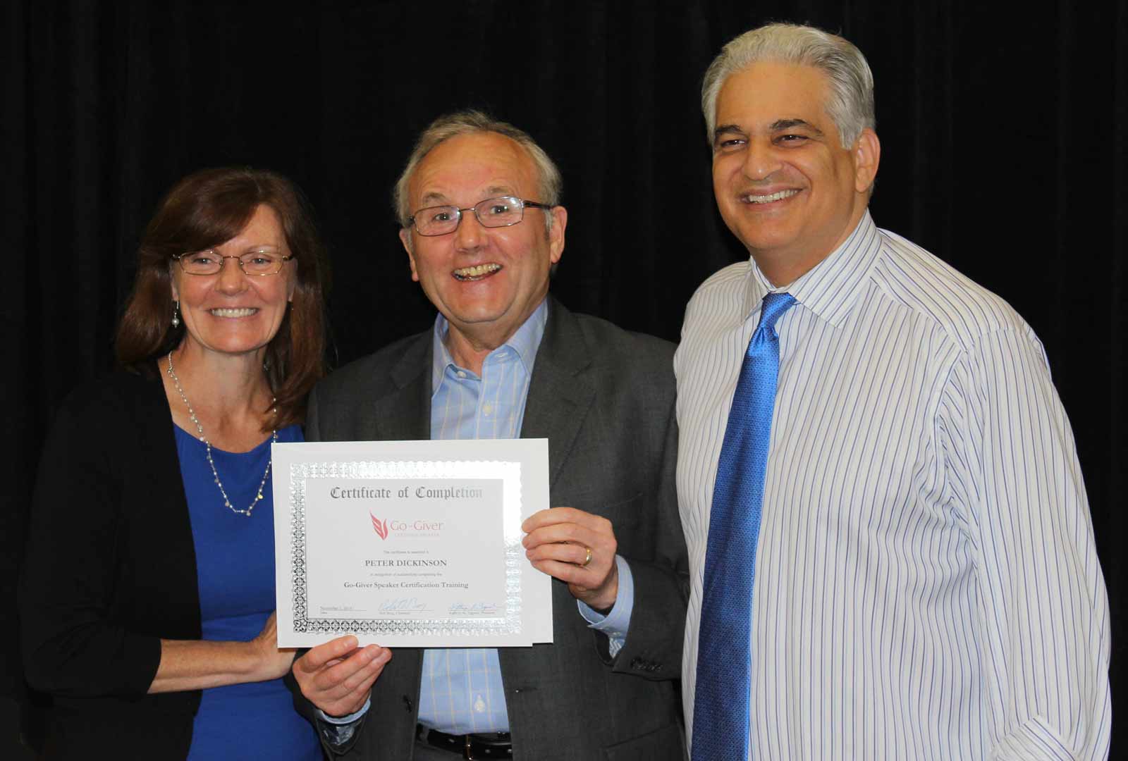 Kathy Tagenel, Bob’s ‘fixer’ and President of Go-Givers International, Peter Dickinson of Harrogate Business Advisors with Best-Selling Author Bob Burg in Orlando, Florida