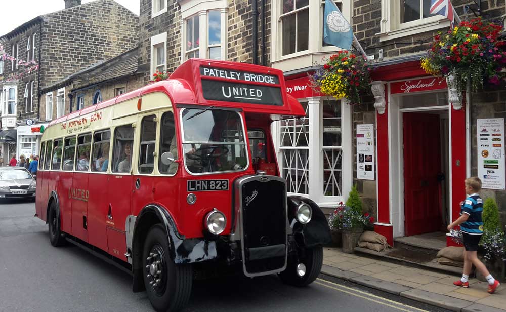 Pateley Bridge's 1940 bus