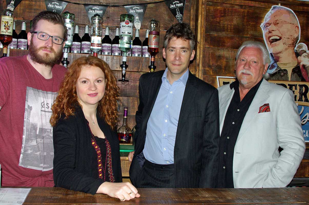 left to right Dan Mizen, LucyMizen, Robert Ogden, Roy Webber