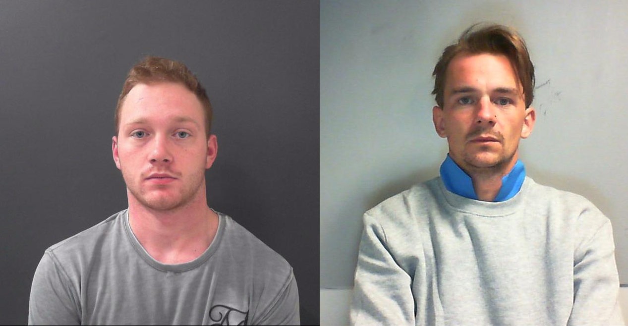 John James McMenamin, 31, from South Bank near Redcar, and Zachery Martyn Sparrow, 21, from Leyburn