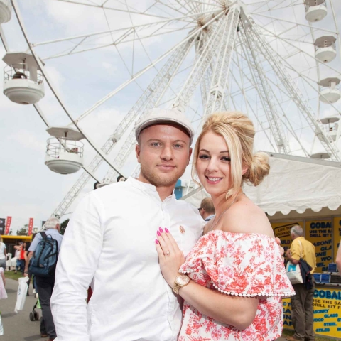 Keighley army veteran Luke Davison proposed to girlfriend Ashley Addy at the top of the big wheel