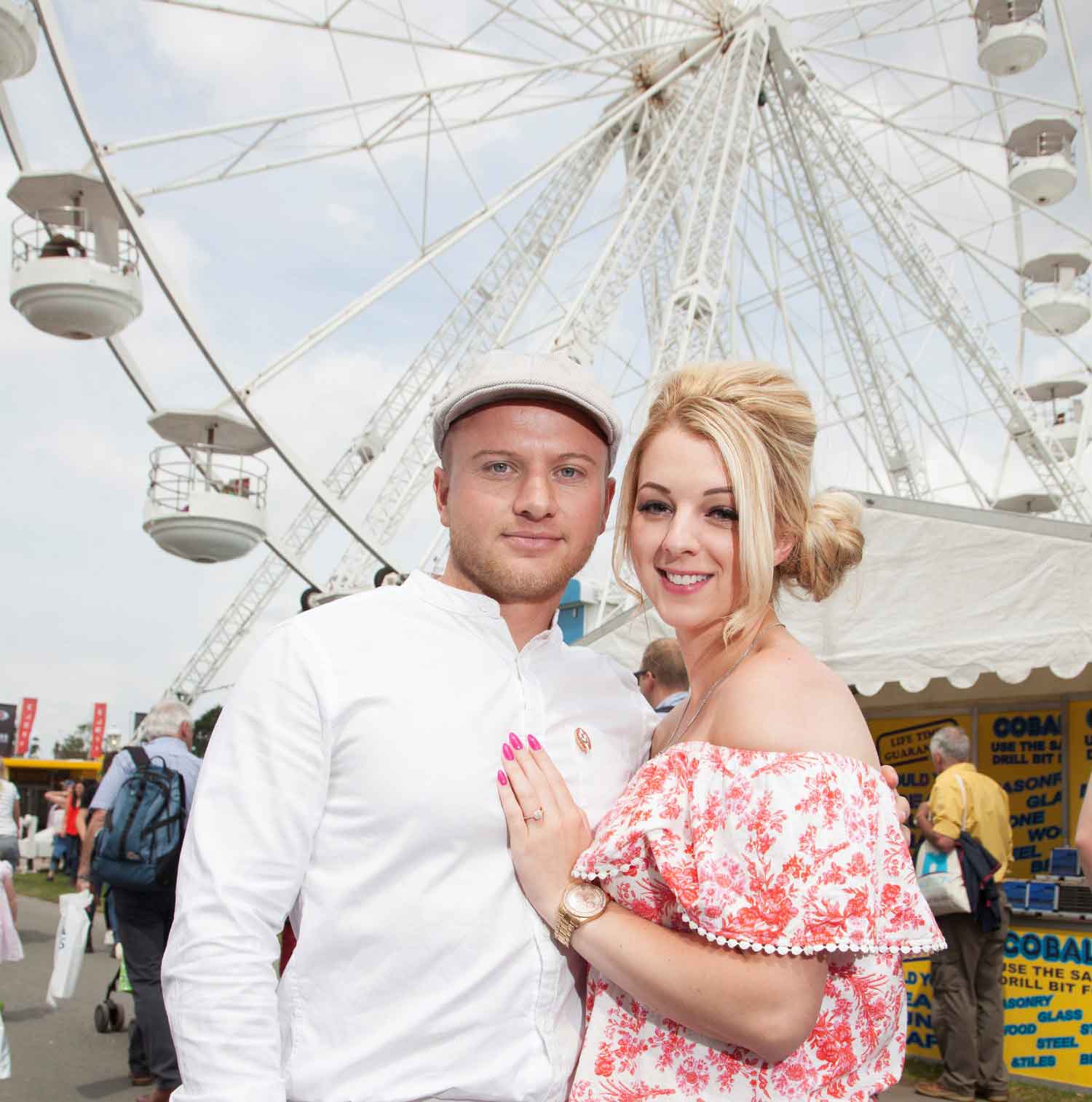 Keighley army veteran Luke Davison proposed to girlfriend Ashley Addy at the top of the big wheel
