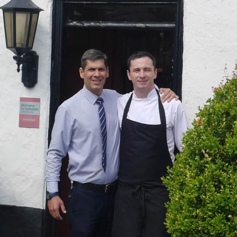 New General Manager Paulo Pinto, left, and Head Chef Mike Ryan
