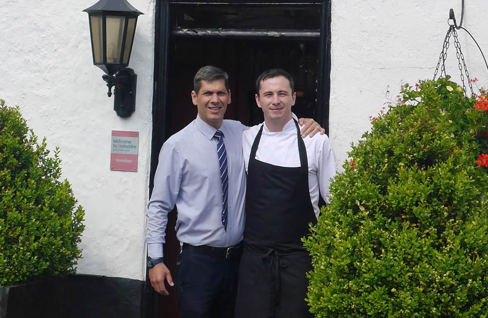 New General Manager Paulo Pinto, left, and Head Chef Mike Ryan