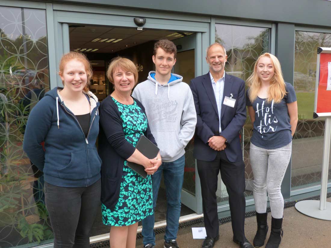 Rossett School students Kate Lewis (A* A* A*) Rob Torrance (A* A* A) and Katie Lofthouse (A* A* A) all achieved the grades they needed to meet their Oxbridge offers