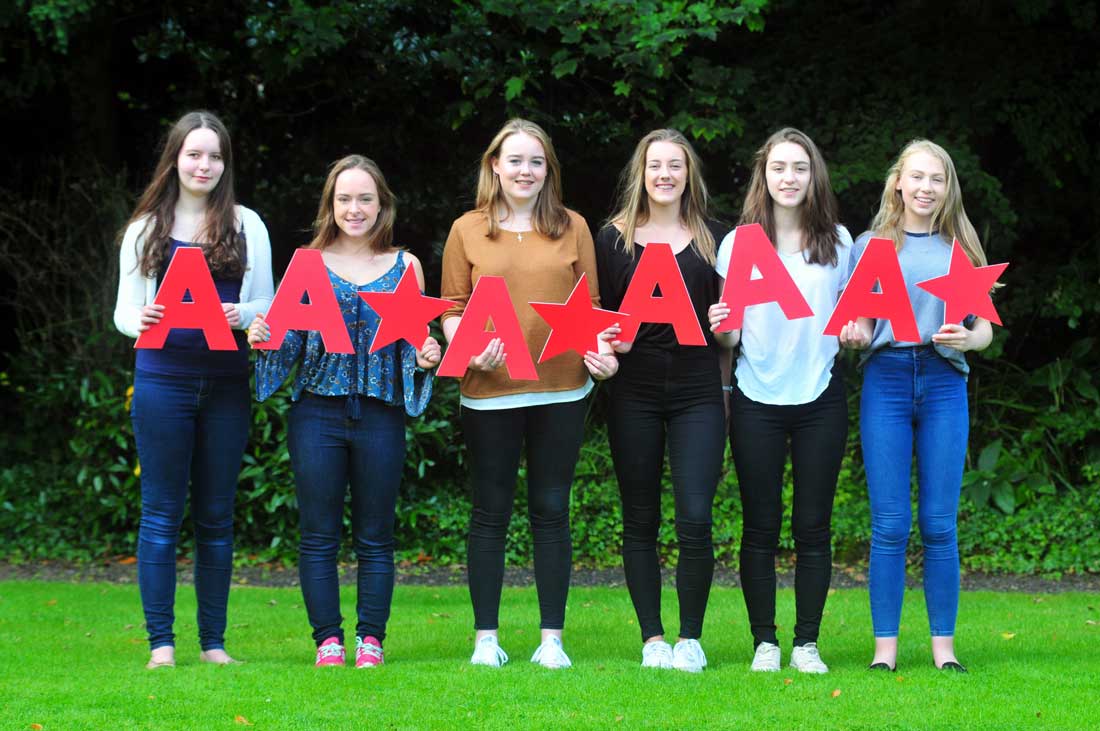 Harrogate Ladies’ College pupils celebrate record breaking 2017 GCSE results