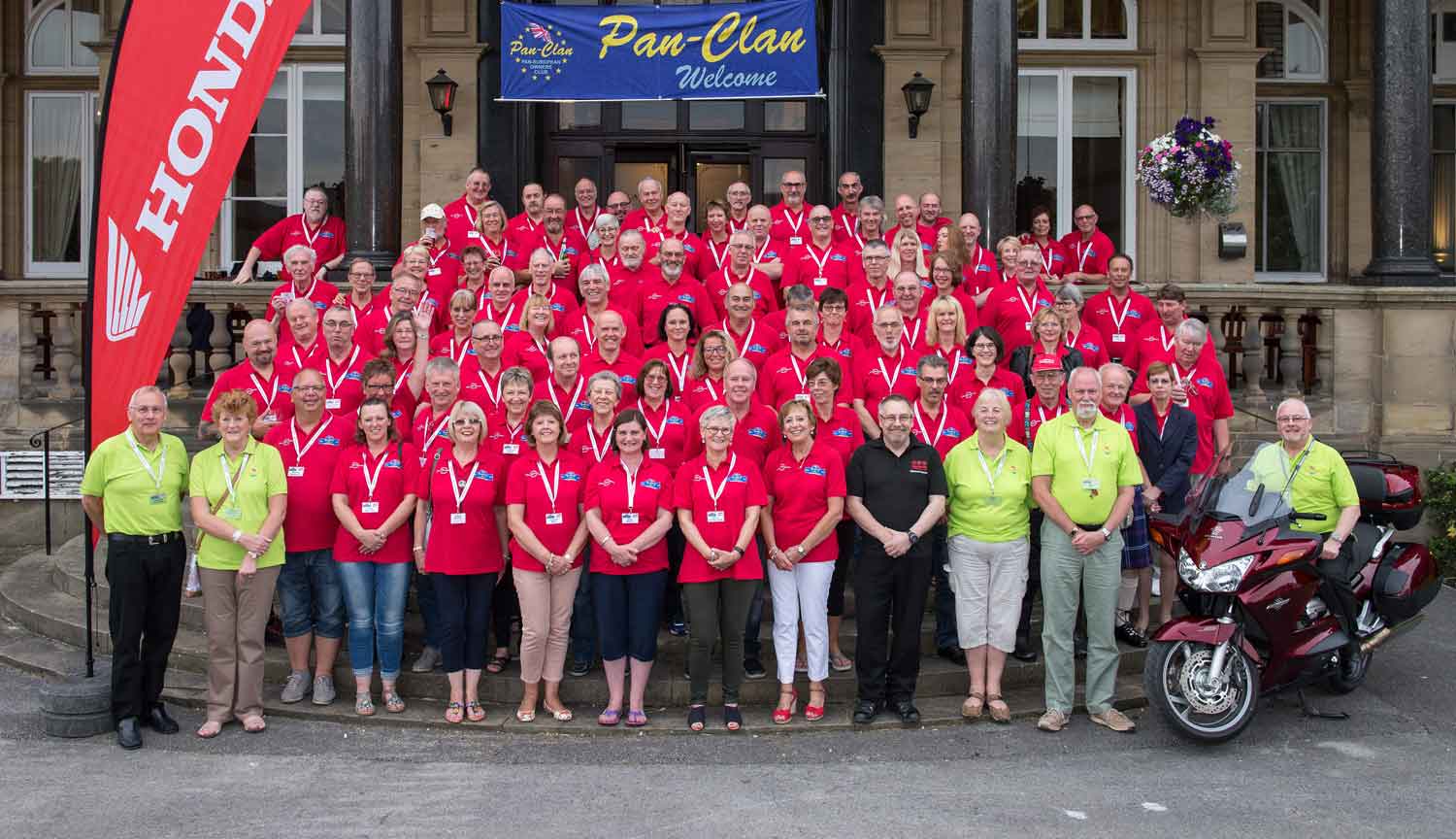 Pan-European motorcycle riders arrived in Harrogate over the Bank Holiday weekend for a grand tour of the Dales and surrounding area