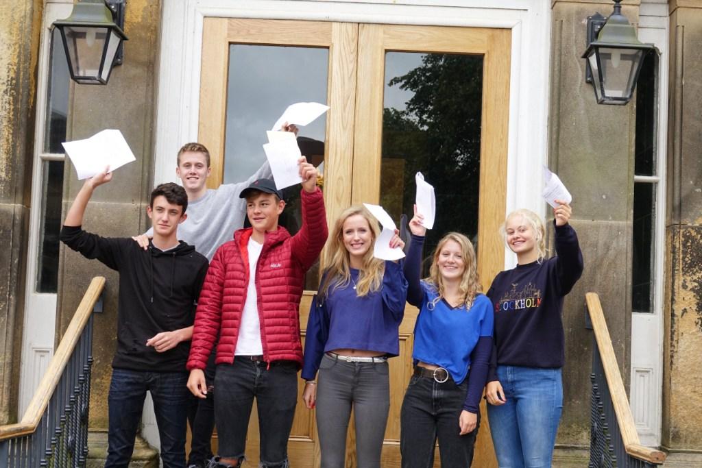 Nathan Shorrock, Ben Thewlis (at back), Ben Waller, Isabel Paxton, Hannah Brown and Claudia