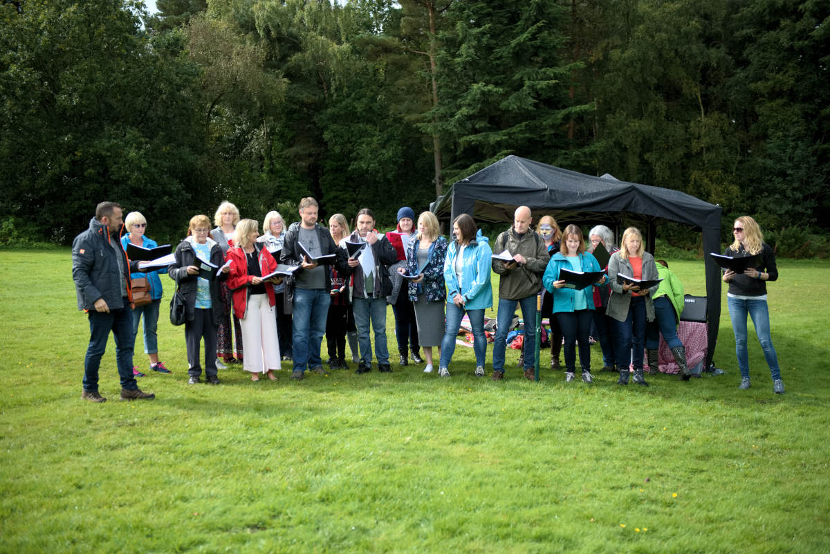 "All together now" Community Choir