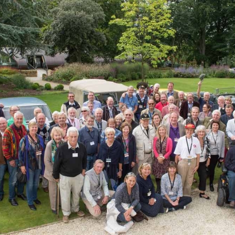 Roaring success: Participants of the nostalgic 1997 Peking to Paris rally reunite at Bowcliffe Hall