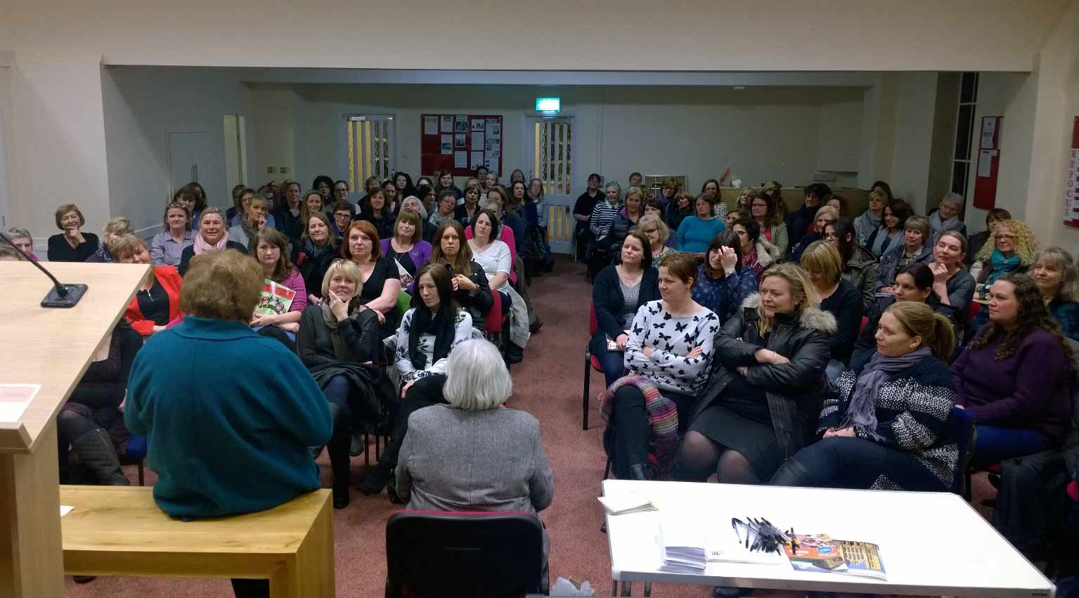 An initial meeting to form a new WI in Harrogate in 2016 saw more than 120 women turn up, resulting in four new WIs being created