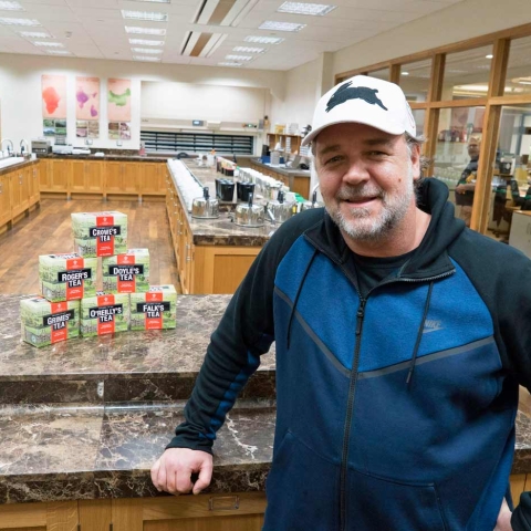 Russell Crowe at Taylors Tea