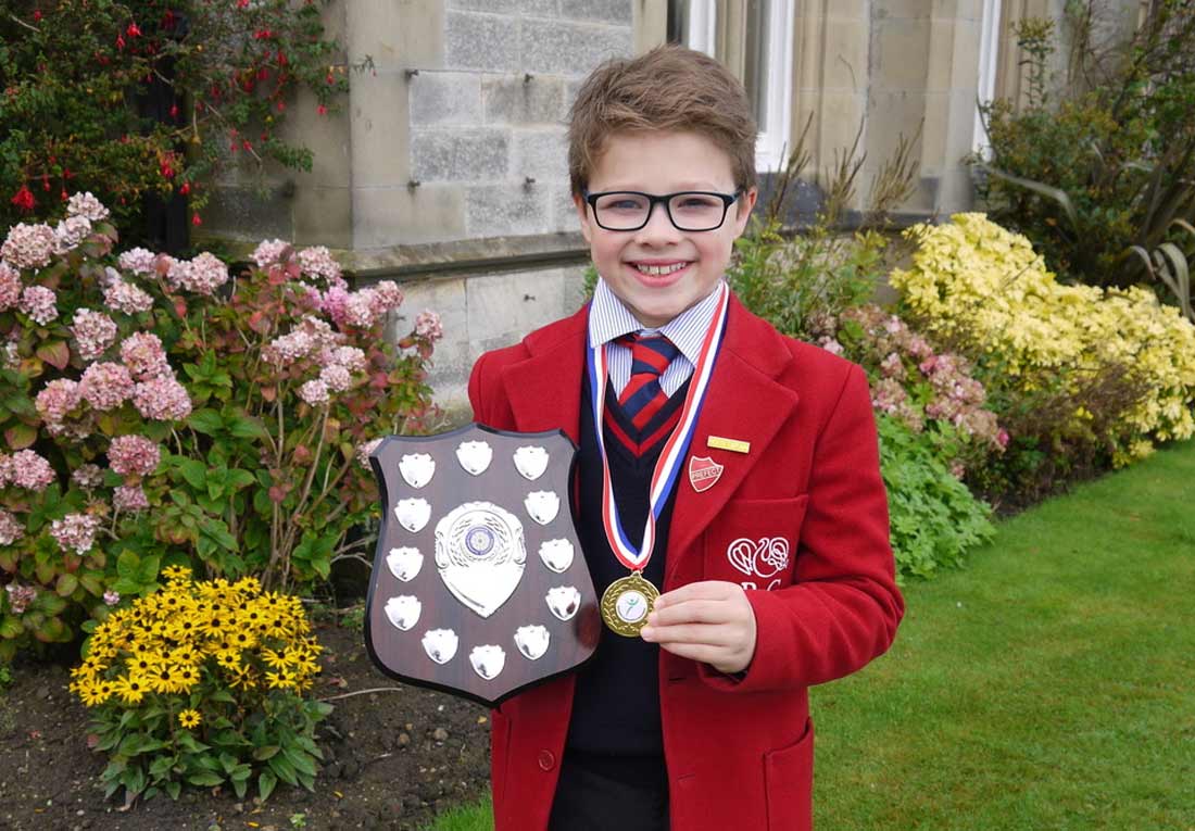 Robert Kidd, a pupil in Year 6 at Belmont Grosvenor School