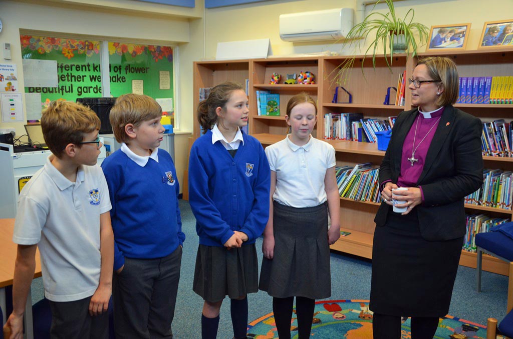 The Bishop at Richard Taylor School in Harrogate