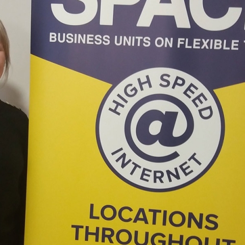 A new look for Harrogate business centre: Jessica Higney, Flexspace Harrogate Centre Manager celebrates the centre’s rebrand and new management