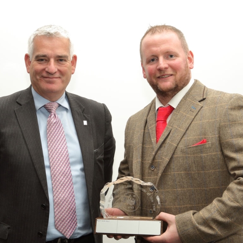 Chief Constable, Dave Jones with Sergeant Kev Kelly