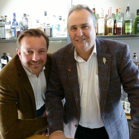 Marcus Black and Mike Carthy, both Co-Managing Director at Slingsby Gin
