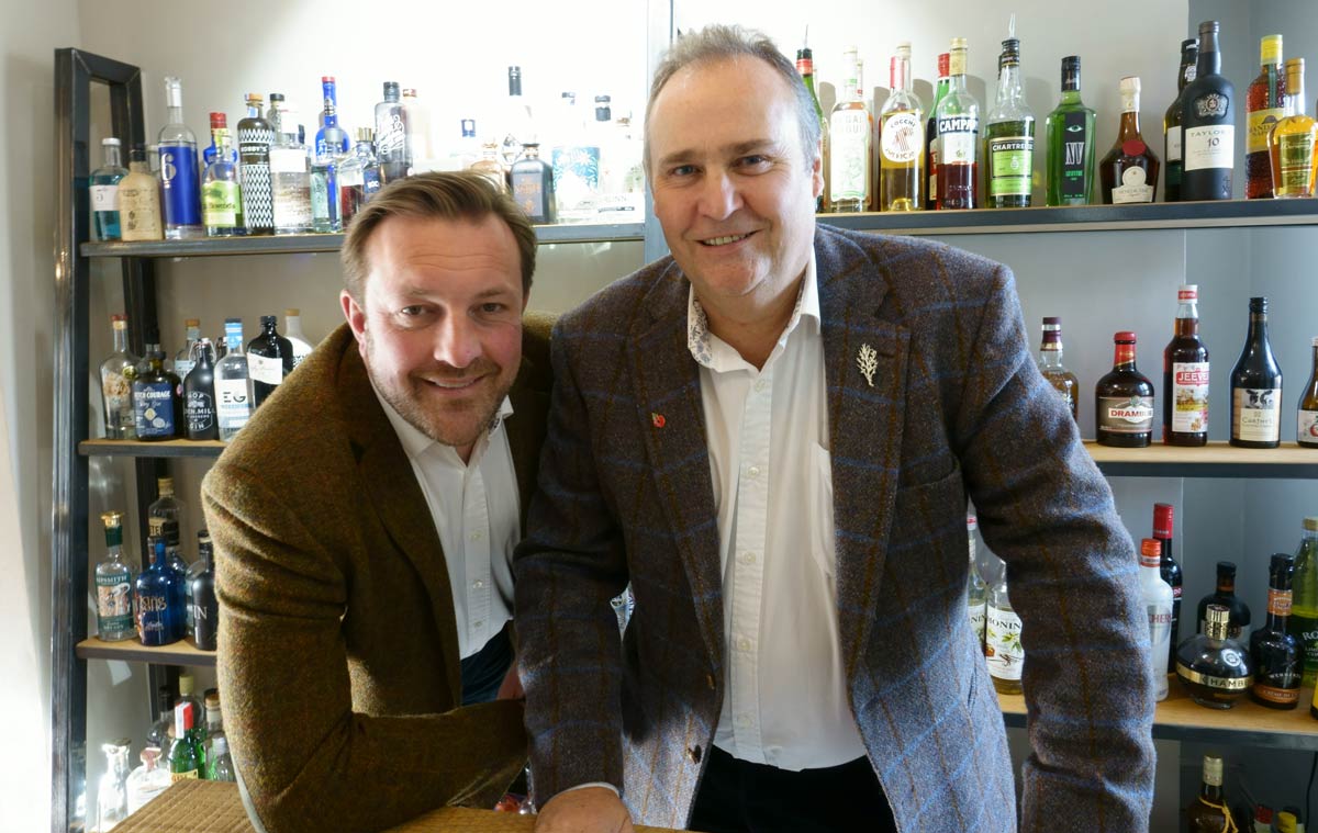 Marcus Black and Mike Carthy, both Co-Managing Director at Slingsby Gin