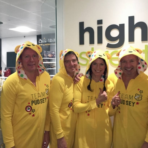 High Street TV Directors raise money for Children In Need