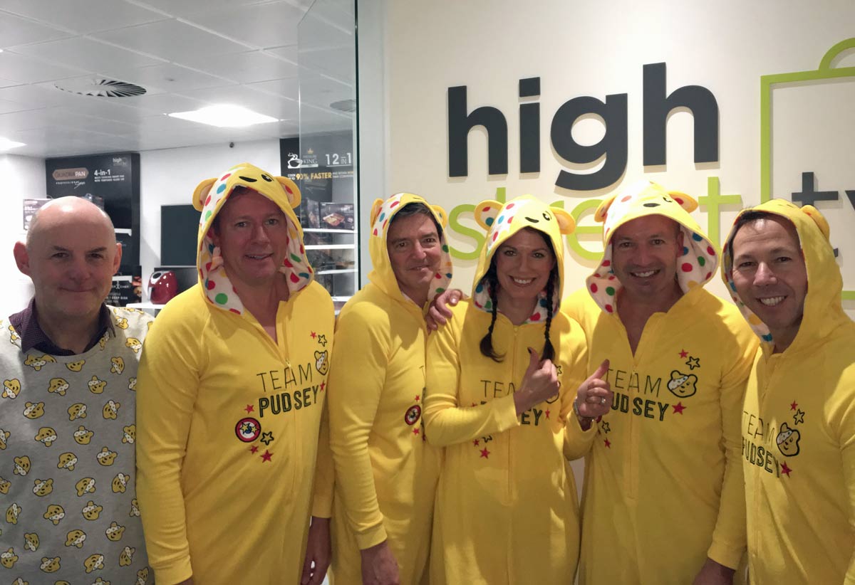 High Street TV Directors raise money for Children In Need