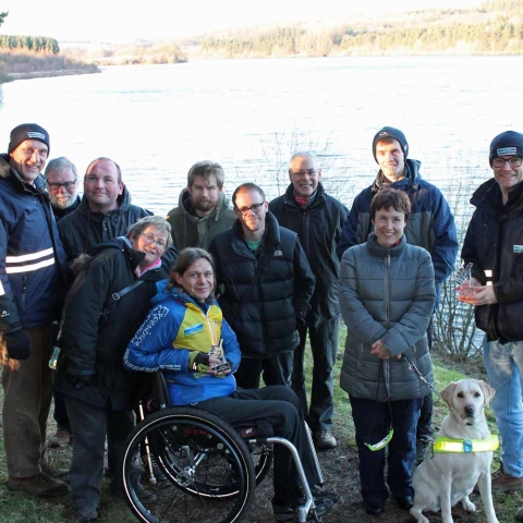 Craig-Grimes-from-charity-Experience-Community-(centre)-and-Yorkshire-Water-presented-with-the-inclusive-access-award-from-Open-Country-at-Fewston-reservoir-near-Harrogate
