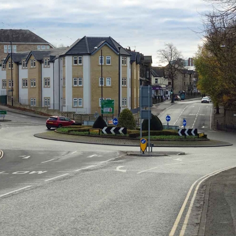 New Park roundabout Harrogate