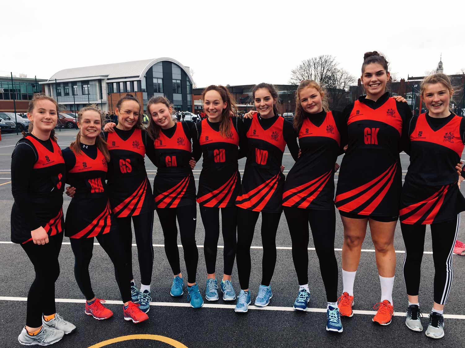 U16 Team (Alexa Callard, Martha Hillyard-Fearn, Freya Sugarman, India Russell, Holly Sugarman, Katie Robertson, Ella Hall, Poppy Markham and Nicola Charlesworth)