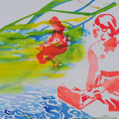 Sylvia Googled, 2010 by Sarah Pickstone, one of the female artists featuring in ‘Picturing Women’ at the Mercer Art Gallery