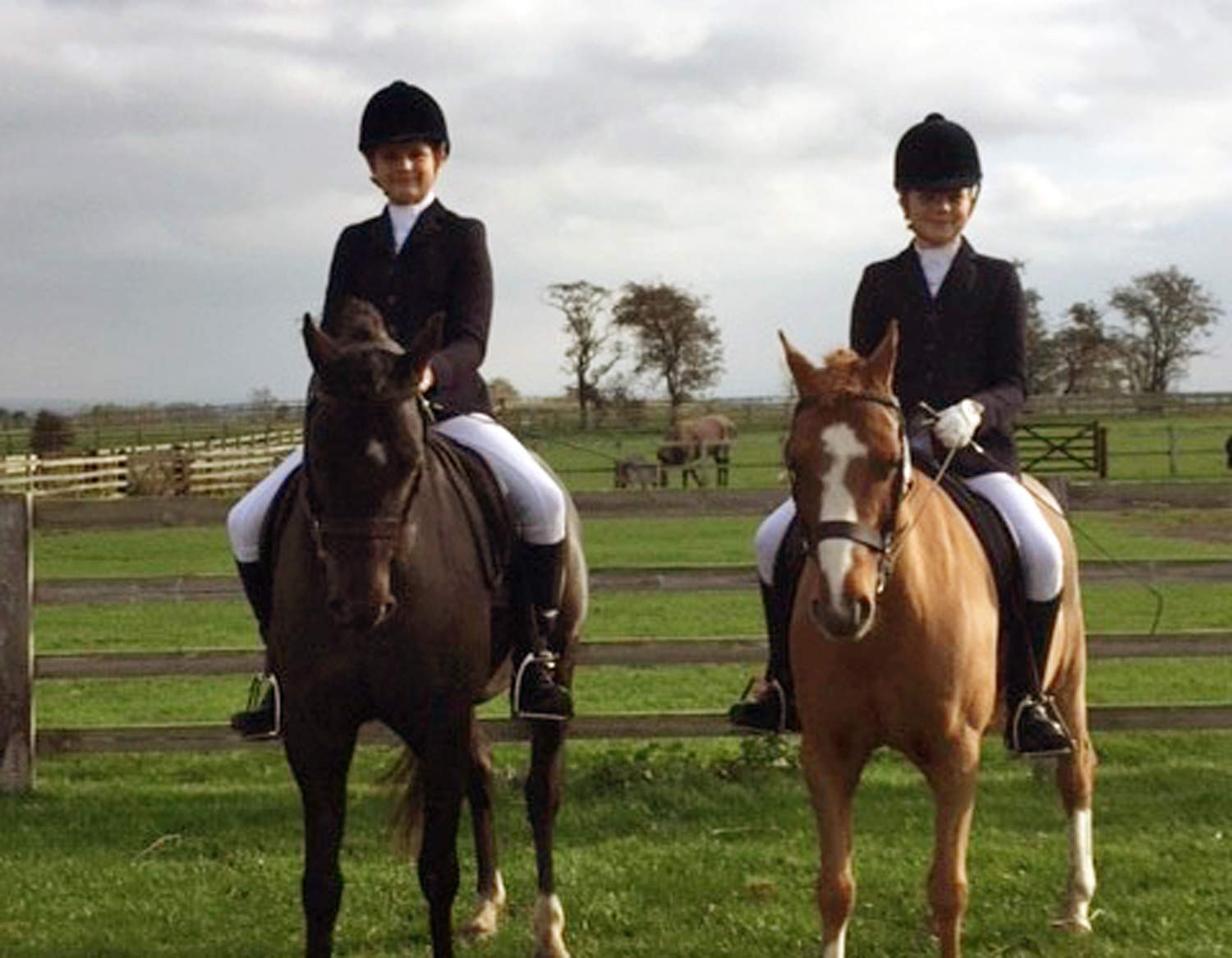 Beth and Megan Harrison - Dressage