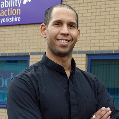 Disability Action Yorkshire job coach Anthony Longmires