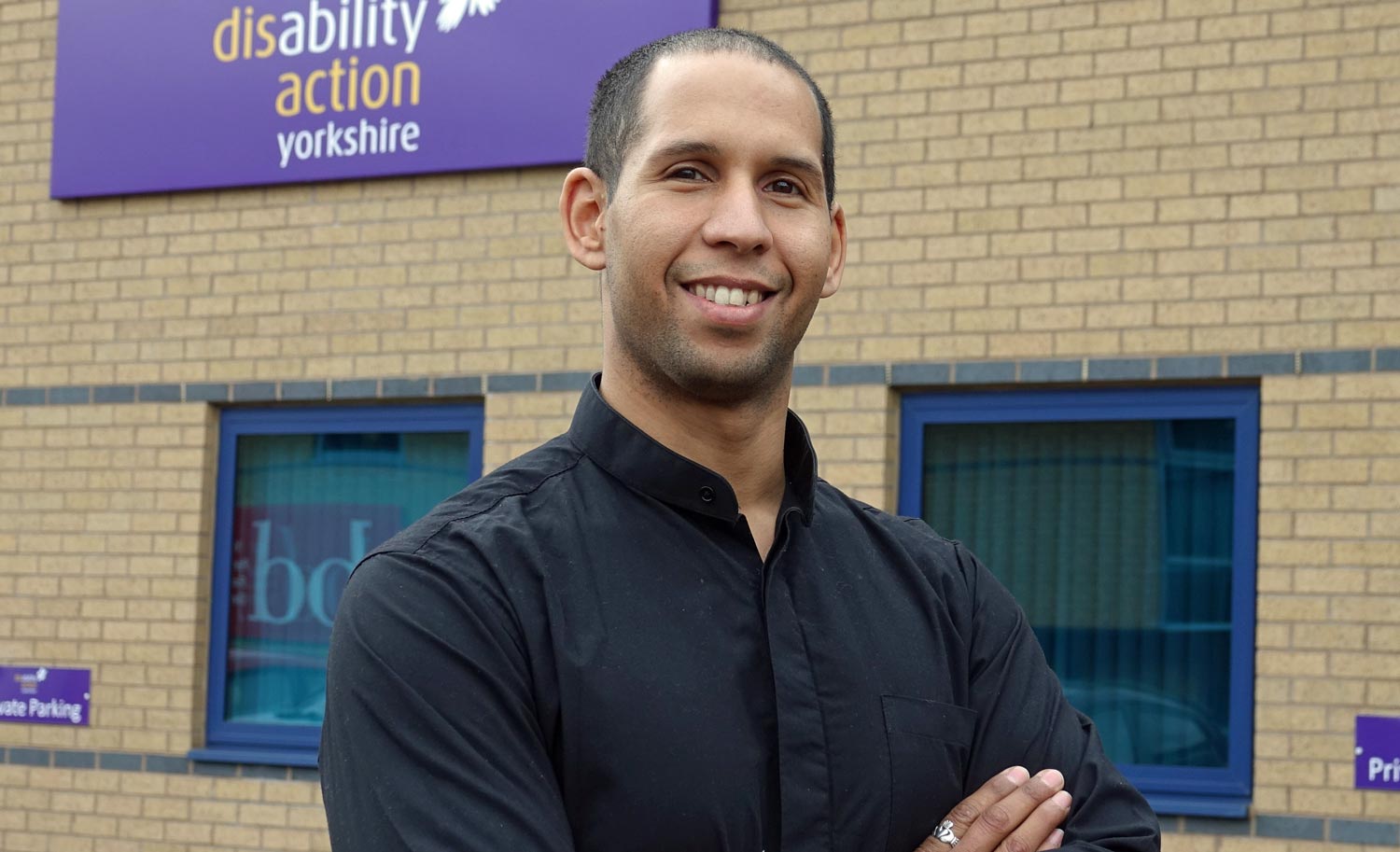 Disability Action Yorkshire job coach Anthony Longmires