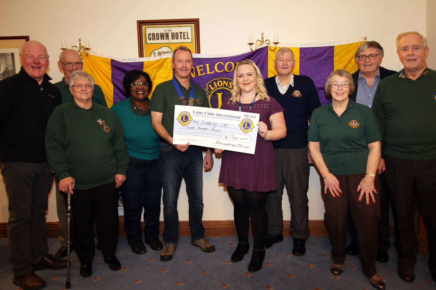 Boroughbridge Lions raise over £700 for Diabetes UK