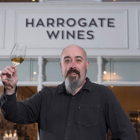 Andy Langshaw who owns Harrogate Wines