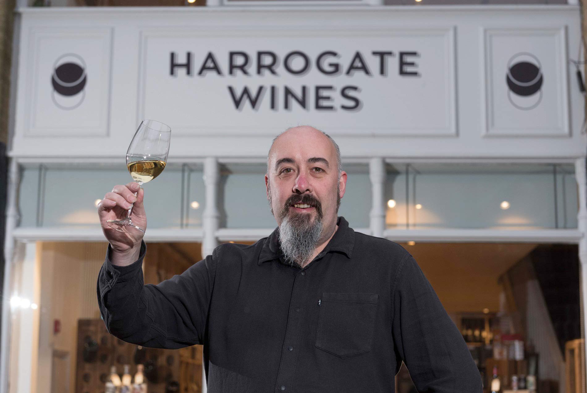 Andy Langshaw who owns Harrogate Wines