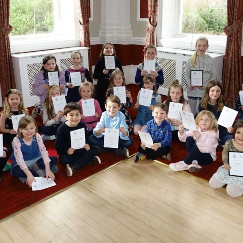 Children's in Bloom Art Awards held at The Granby Care Home