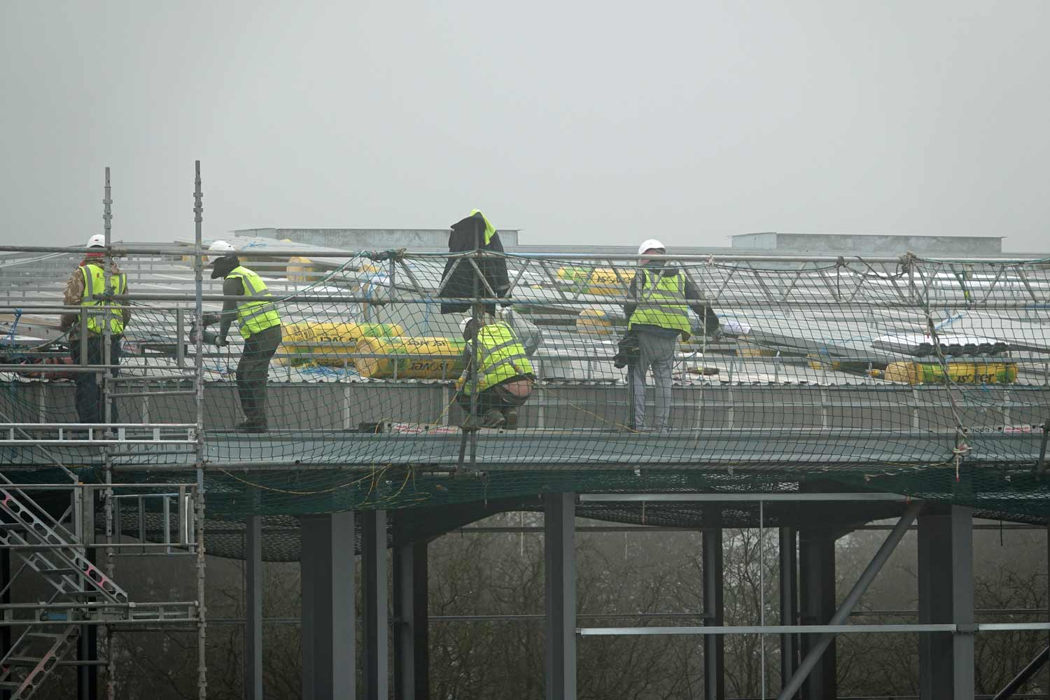 Work is ongoing on Hornbeam Park
