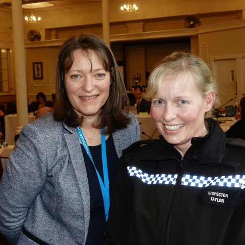 Inspector Penny Taylor and Julia Stack, HBC, Community Safety Manager.