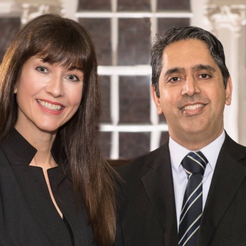 Barry Khan and Hilary Irving, managing director and director of First North Law