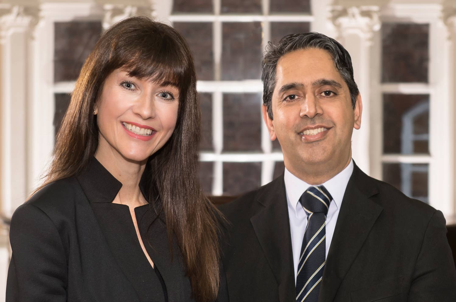Barry Khan and Hilary Irving, managing director and director of First North Law