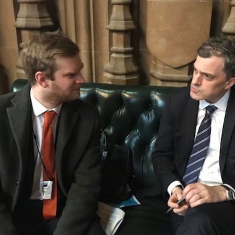 Julian Smith MP recently met with James Calder, Head of Public Affairs at the Society of Independent Brewers, in Westminster, to discuss the breweries in the constituency and the impact of government policy.