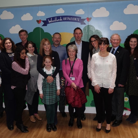 £75,000 makeover which will enable thousands more children to be treated at Harrogate District Hospital’s Paediatric Outpatient Department