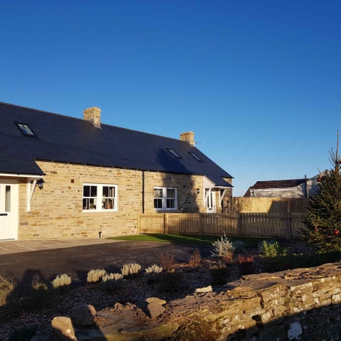 The new community led homes in Hudswell, which opened in December 2017