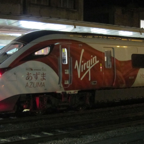 first Virgin Azuma train came into Harrogate Station