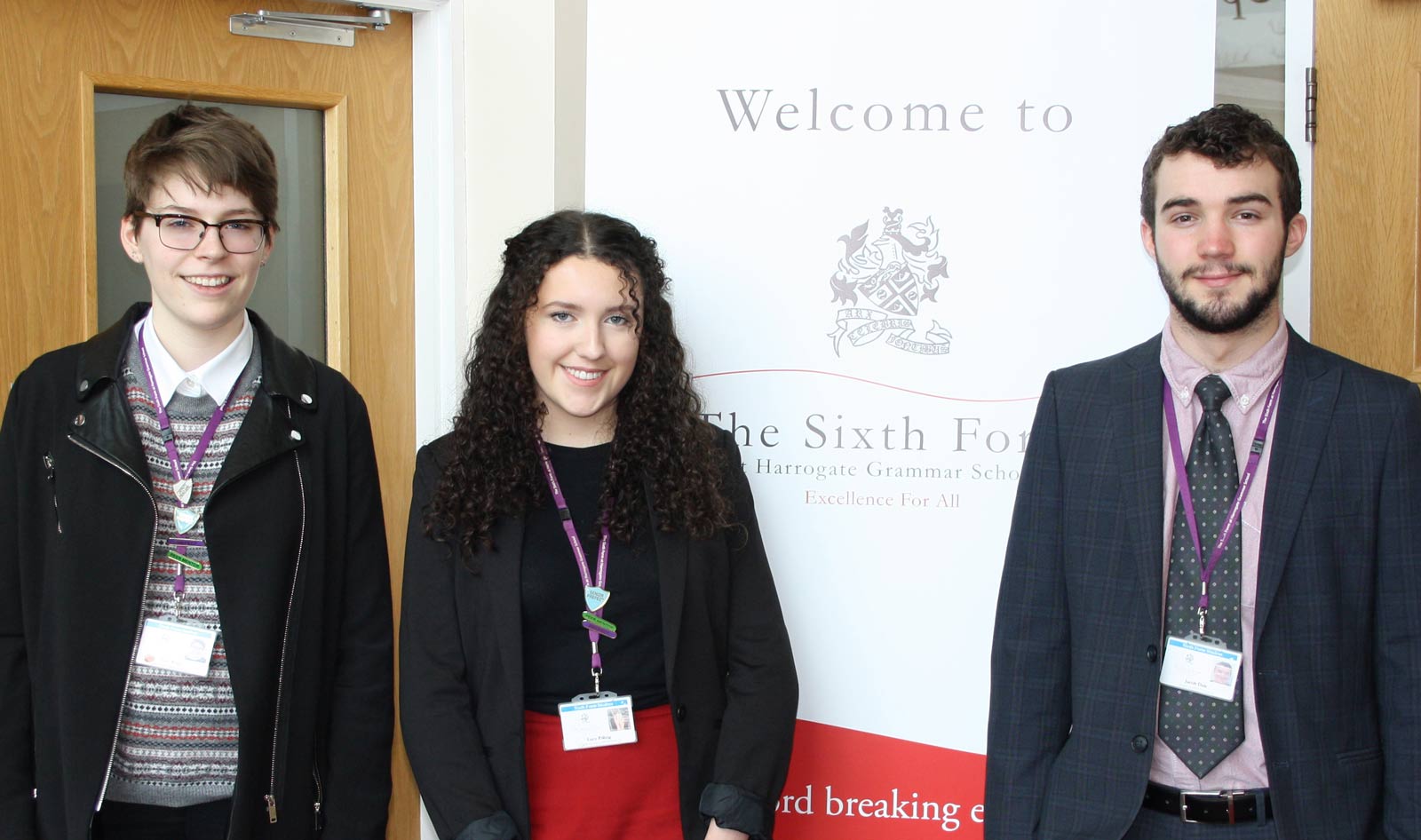 Izzy Wood, Lucy Pilling and Jacob Dale - Harrogate Grammar