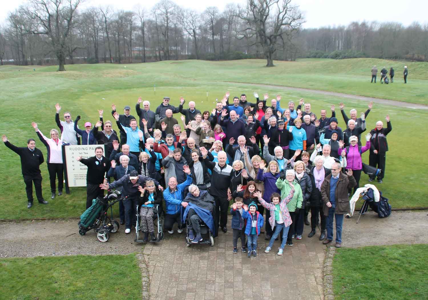 Over 100 people joined this fun event at Rudding Park Golf Academy to help fundraise
