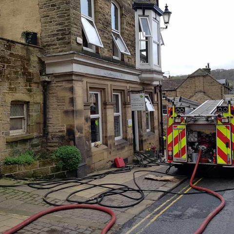 Pateley bridge fire in basement