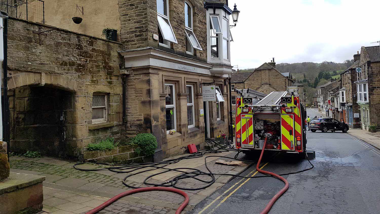 Pateley bridge fire in basement